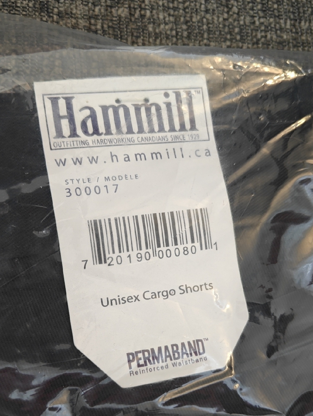 Unisex Cargo Shorts - Black